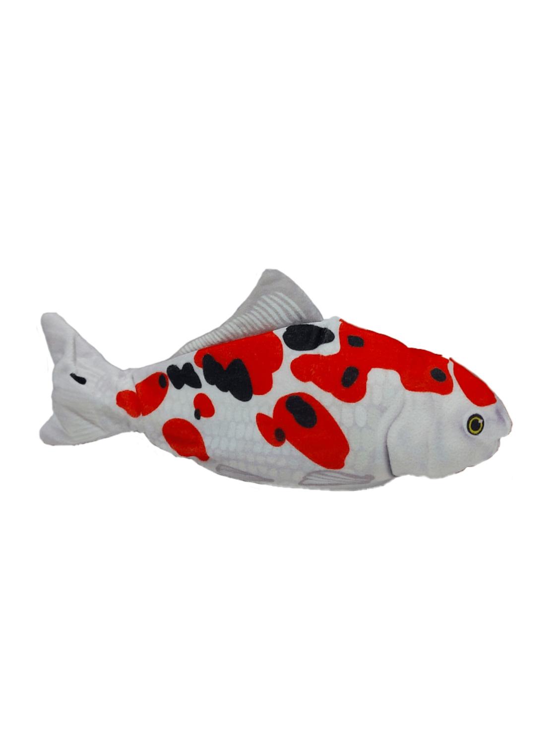 PEZ PELUCHE GATO CON MOVIMIENTO RECARGABLE + CATNIP USB - 2