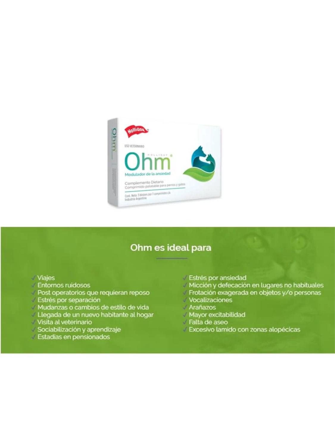 HOLLIDAY OHM MODULADOR ANSIEDAD PERROS Y GATOS 21 COMP - 4