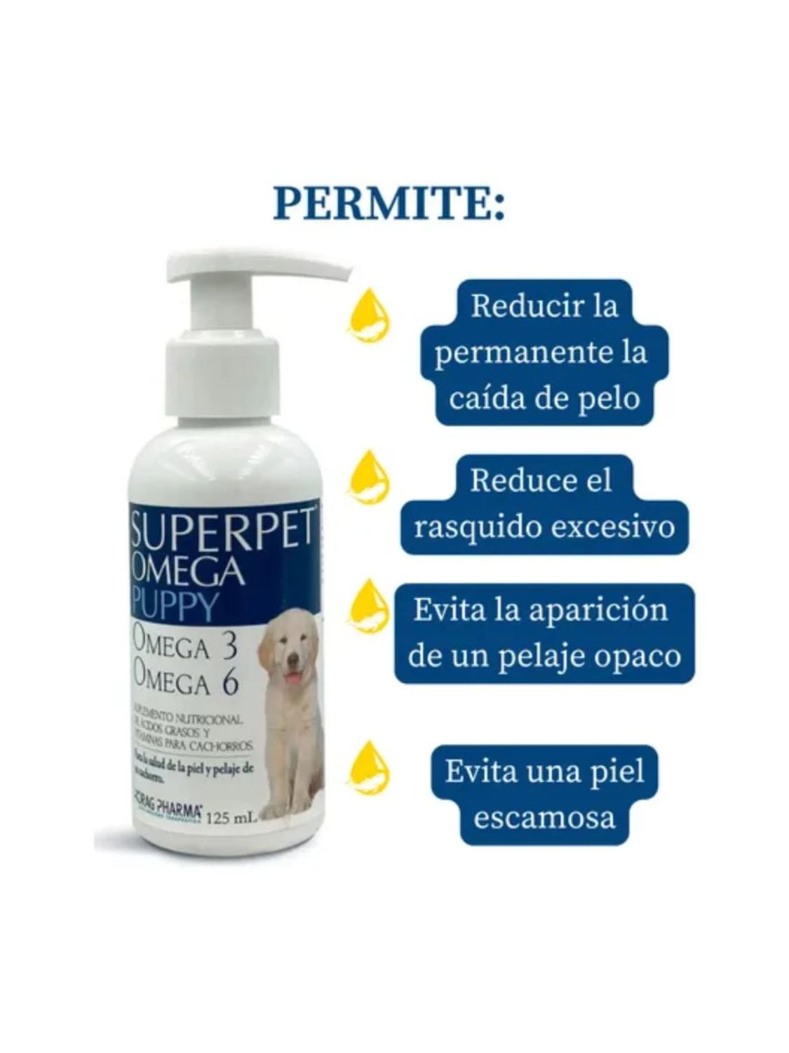 SUPERPET OMEGA CACHORRO 125 ML DRAG PHARMA | PIEL Y PELAJE - 2