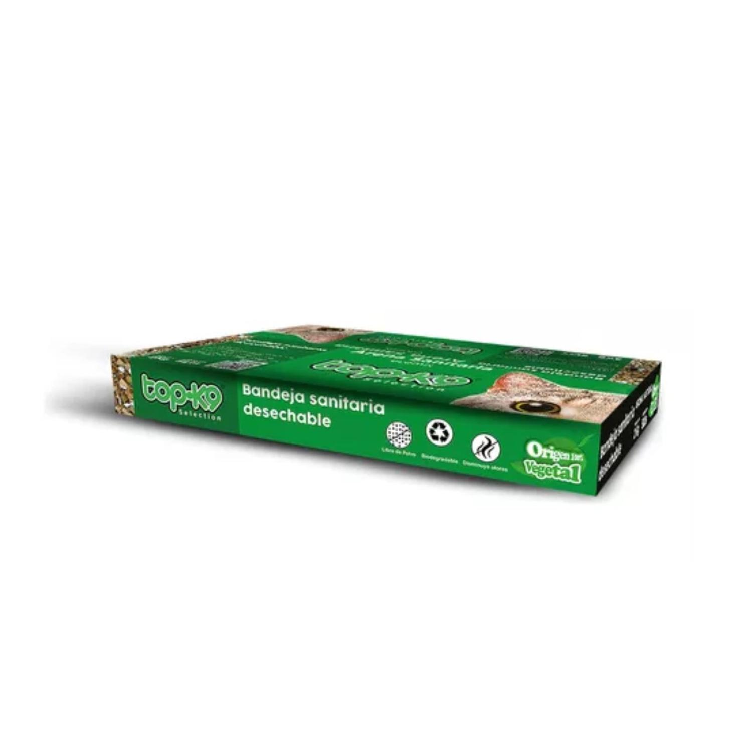 ARENA SANITARIA TOP K9 ECOLOGICA 2KG + BANDEJA DESECHABLE CELESTE - 3