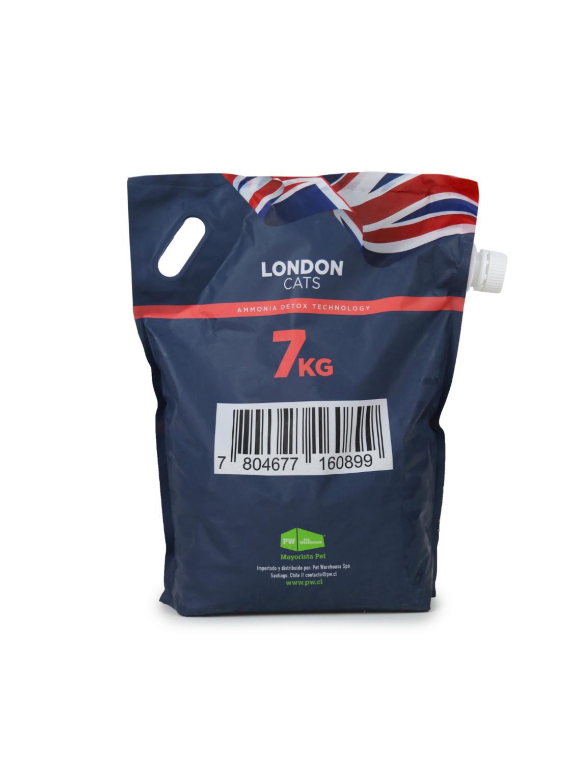 ARENA SANITARIA LONDON CATS 7 KG CARBON ACTIVADO GATOS - 6