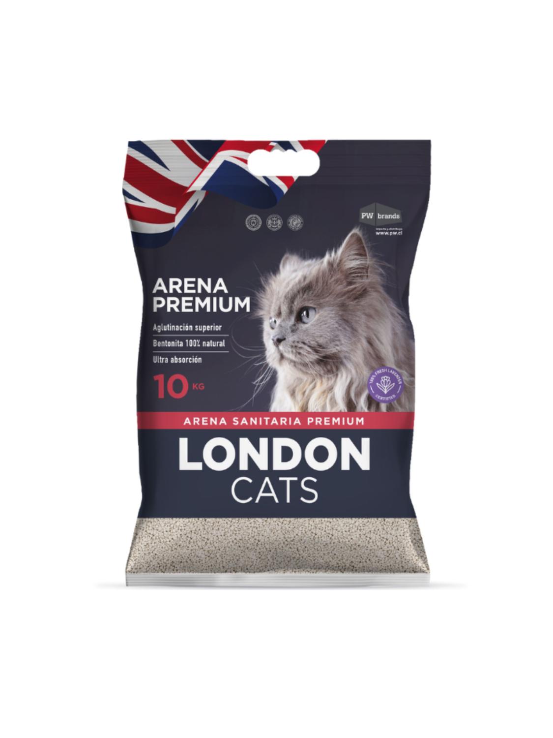 ARENA SANITARIA LONDON CATS 10 KG LAVANDA PARA GATOS - 1