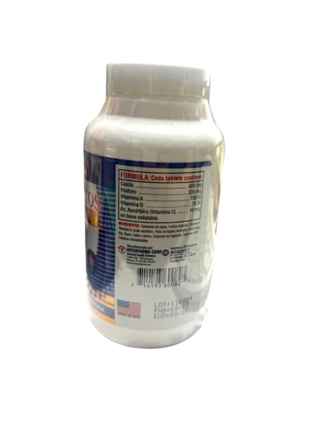 CALCIPHOS 60 COMPRIMIDOS SUPLEMENTO NUTRICIONAL MASCOTAS - 3