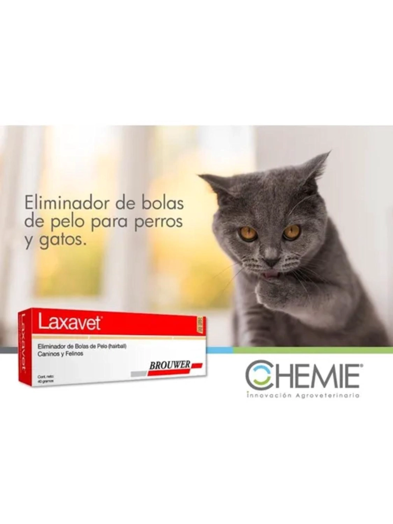 LAXAVET 40 G ELIMINADOR DE BOLAS DE PELO PERROS Y GATOS - 2