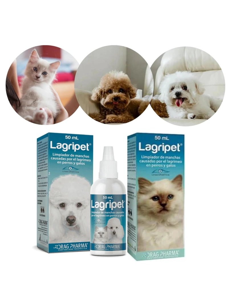 LAGRIPET 50 ML LIMPIADOR DE LAGRIMAS PERROS Y GATOS - 2