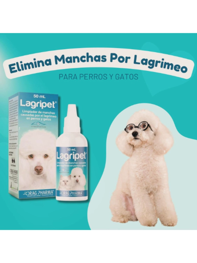 LAGRIPET 50 ML LIMPIADOR DE LAGRIMAS PERROS Y GATOS - 3