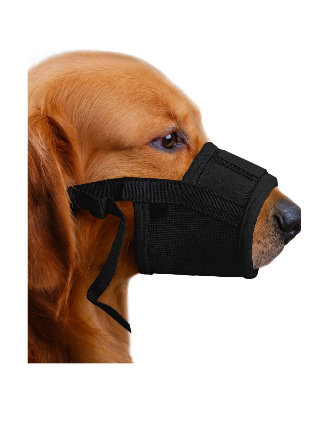 BOZAL AJUSTABLE CON VELCRO PERRO TALLA M 14X20 CM - 5