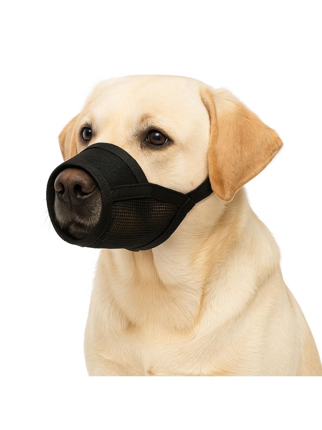 BOZAL AJUSTABLE CON VELCRO PERRO TALLA L 18X24 CM - 1