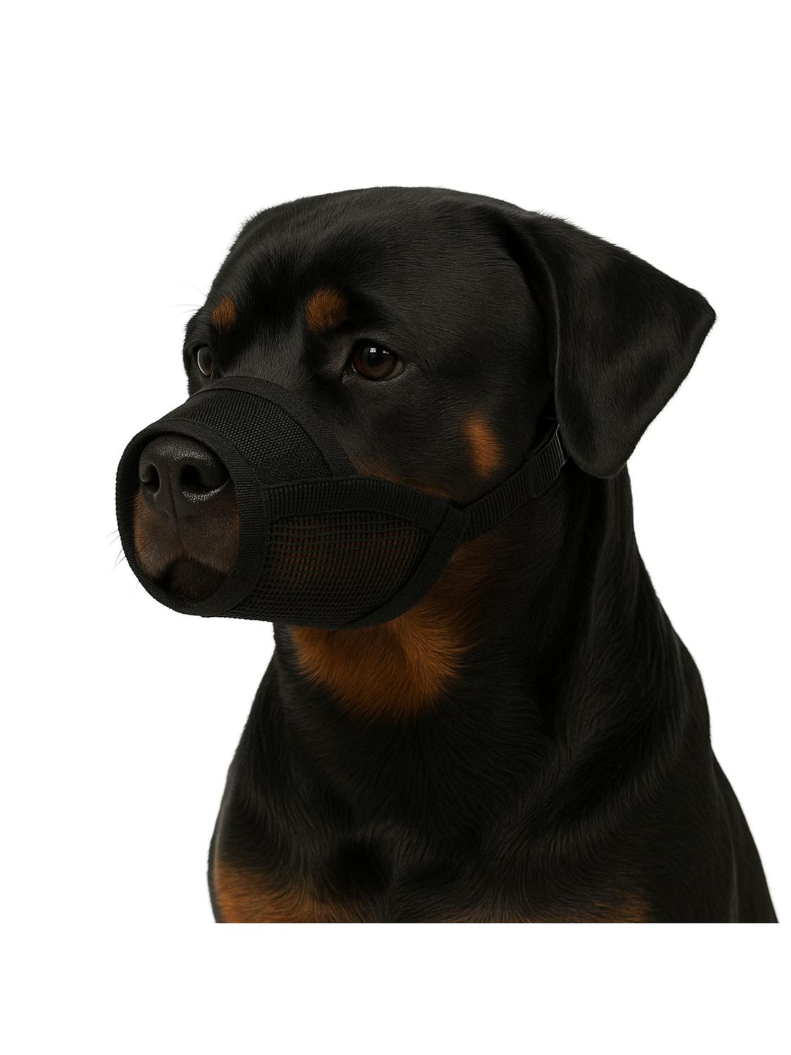 BOZAL AJUSTABLE CON VELCRO PERRO TALLA L 18X24 CM - 5