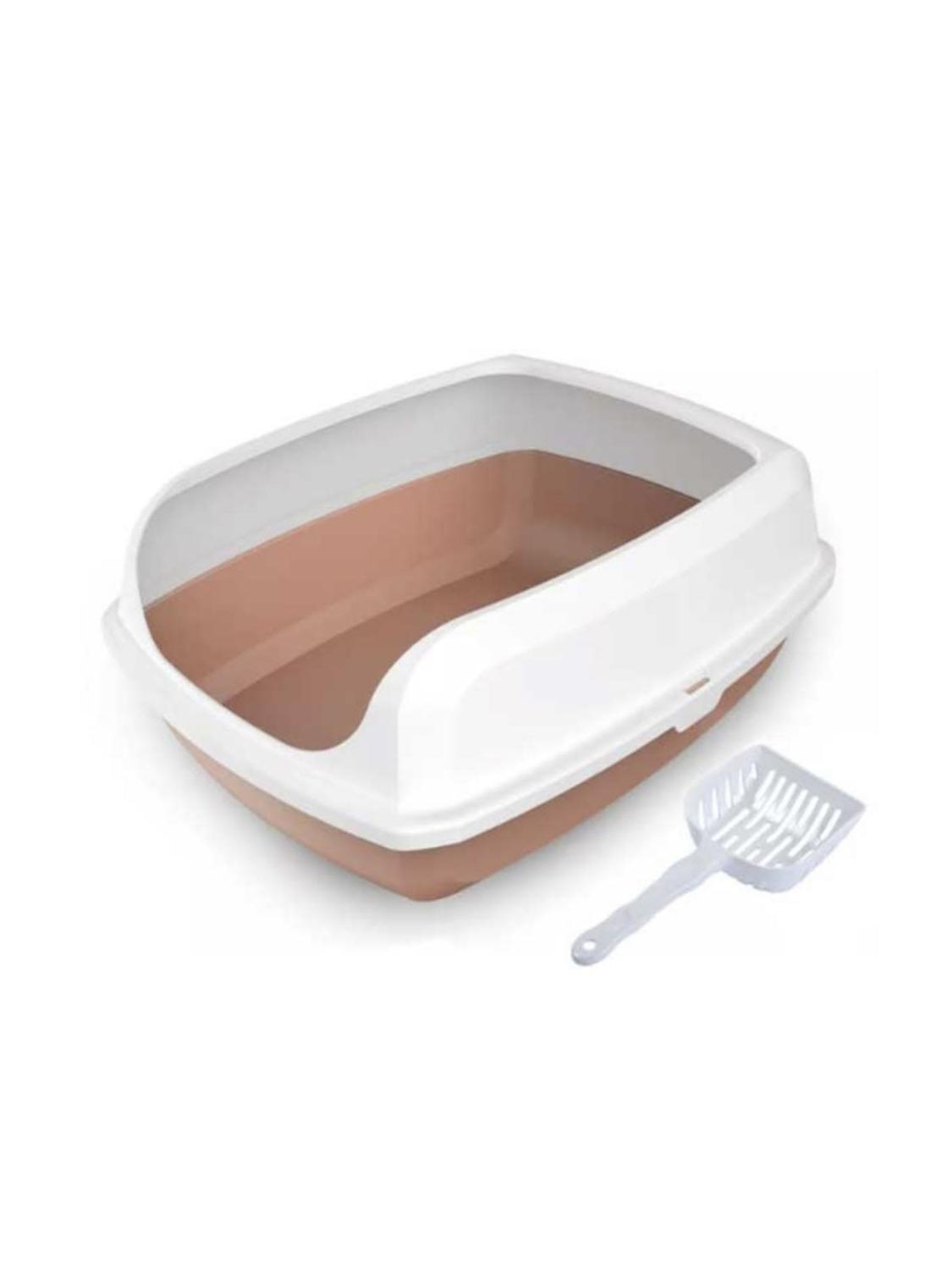 ARENERO SANITARIO GATO XL 56X42X23,5 CM CAFE TAMAÑO XL - 1