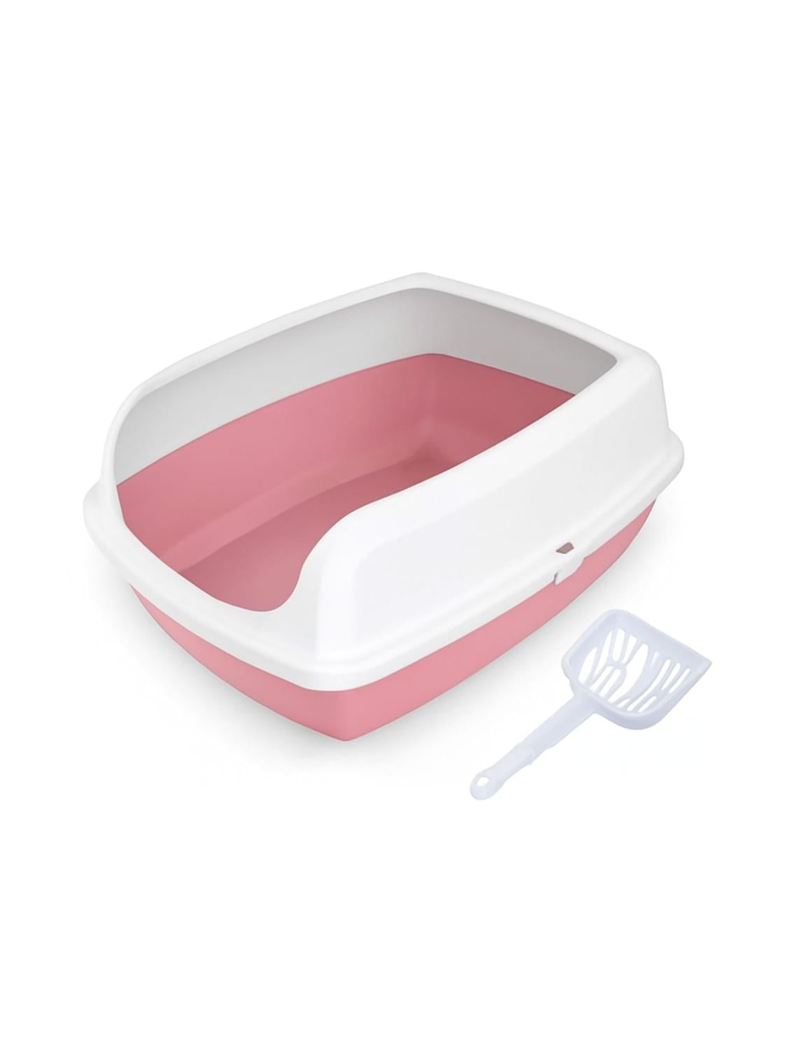 ARENERO SANITARIO GATO M 45X33,5X18,5 CM ROSA TAMAÑO M - 1