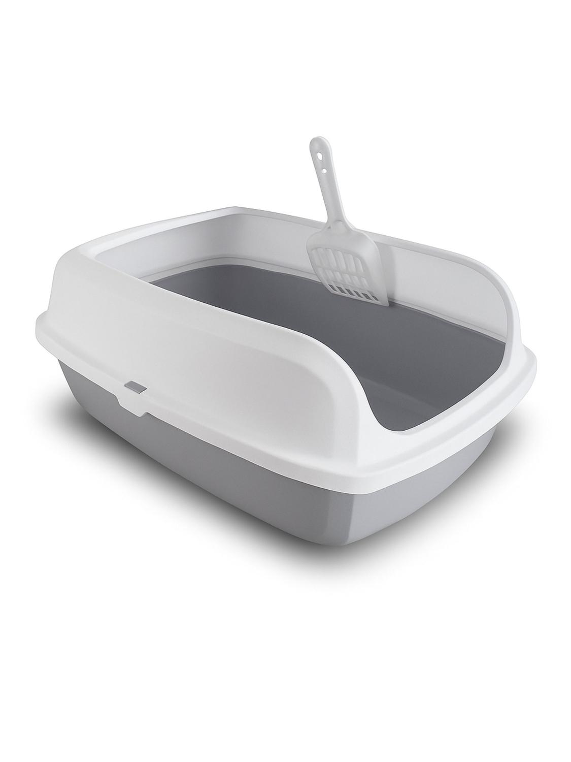 ARENERO SANITARIO GATO XL 56X42X23,5 CM GRIS TAMAÑO XL - 2
