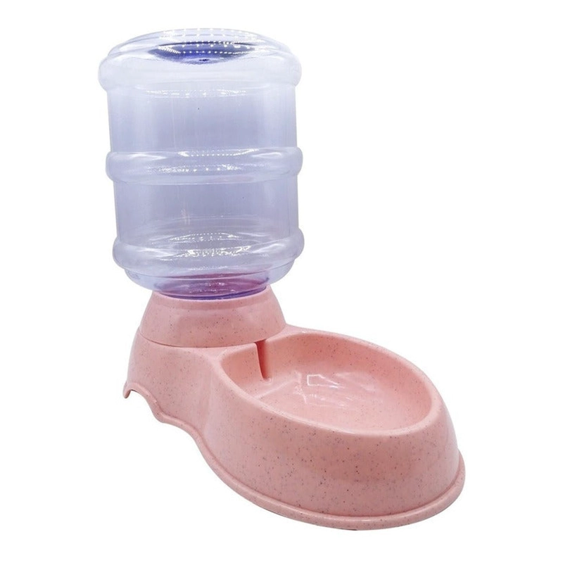 BEBEDERO DISPENSADOR DE AGUA PARA MASCOTAS 3.5 L ROSA - 4