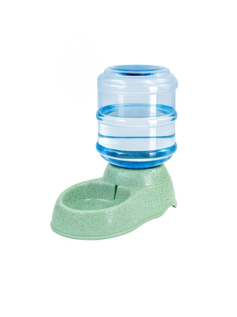 BEBEDERO DISPENSADOR DE AGUA PARA MASCOTAS 3.5 L VERDE - 1