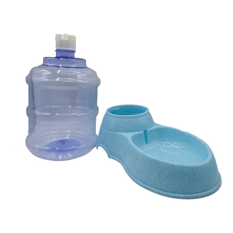 BEBEDERO DISPENSADOR DE AGUA PARA MASCOTAS 3.5 L CELESTE - 4