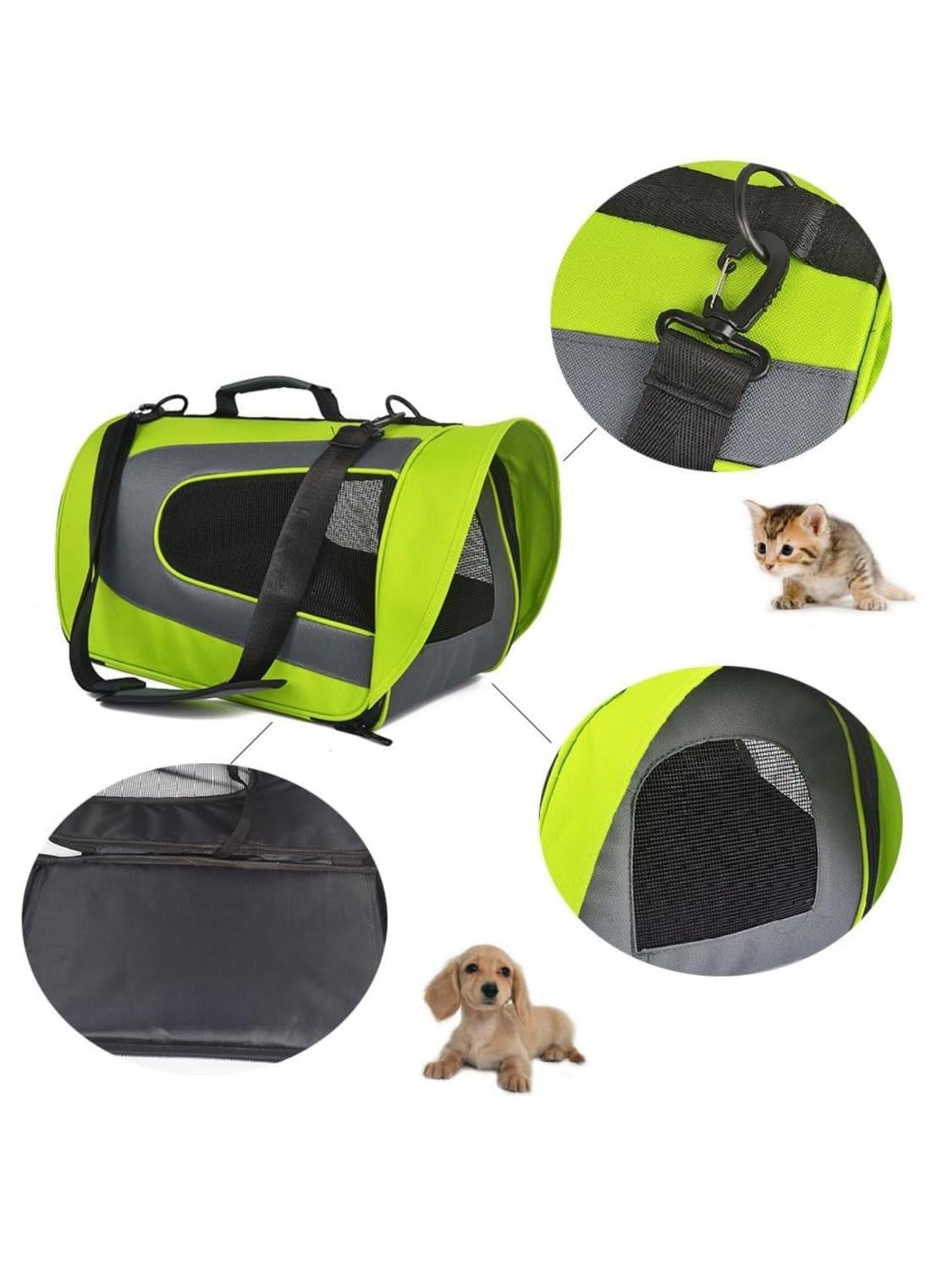 BOLSO TRANSPORTADOR MASCOTAS CABINA AVION 48X28X23 CM - 3