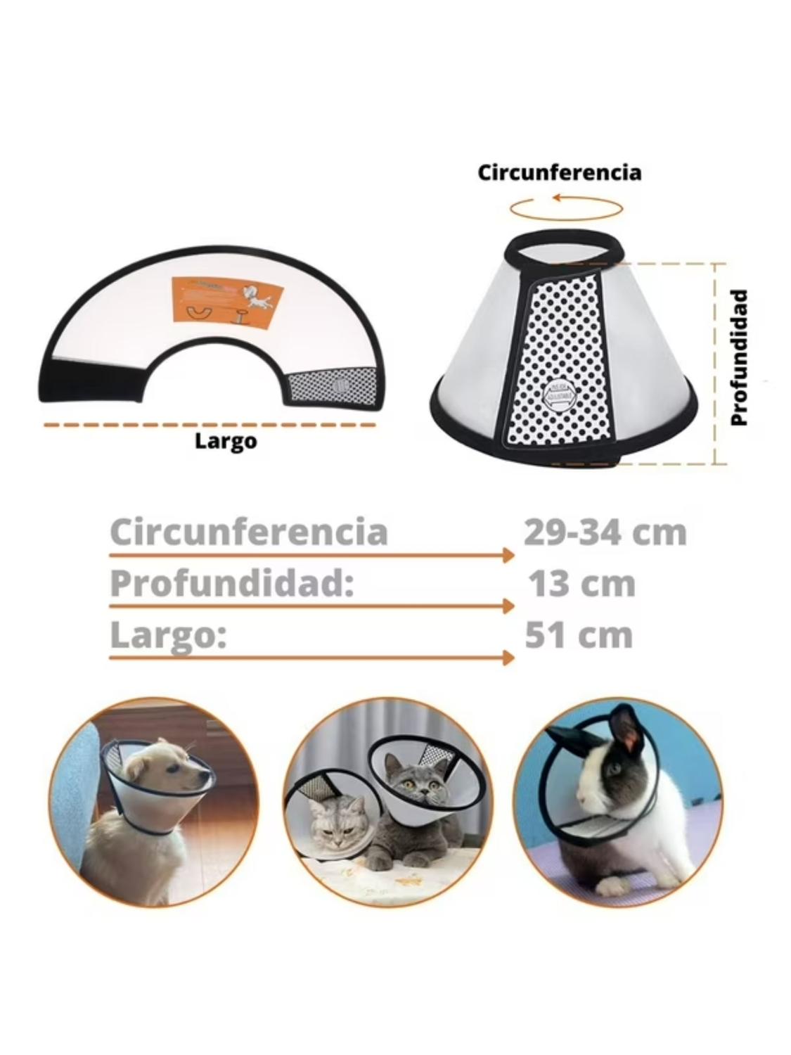 COLLAR ISABELINO VELCRO TALLA 2+ – 33-37 CM X 18 CM - 2