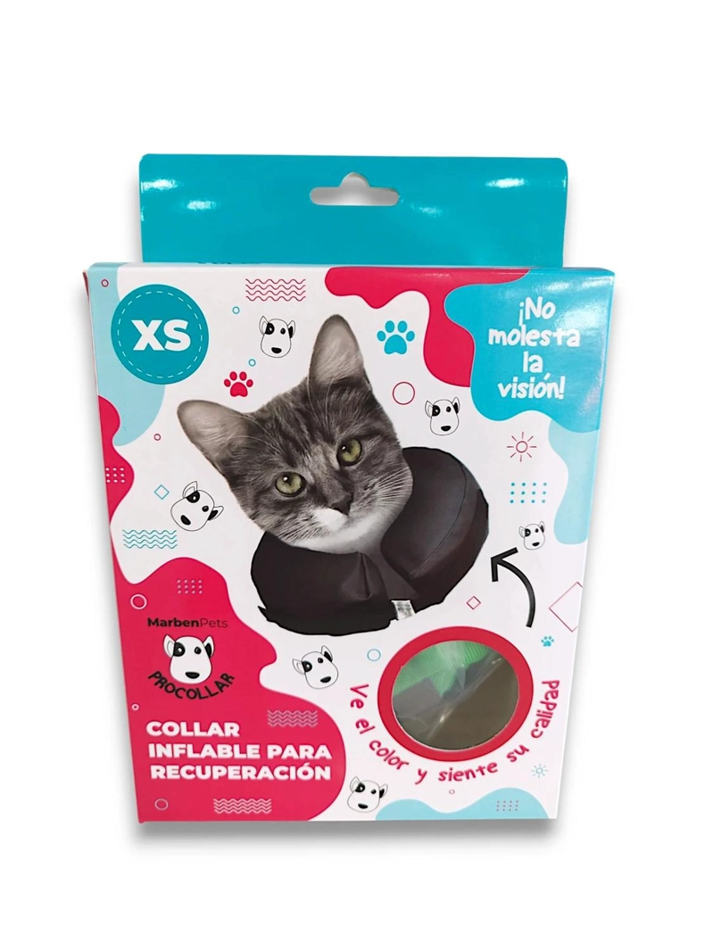 COLLAR INFLABLE XS (-15 CM) RECUPERACION PERROS Y GATOS - 4