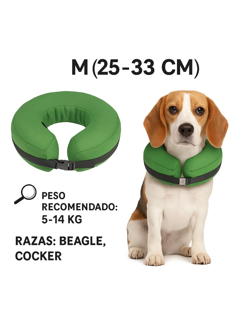 COLLAR INFLABLE M (25-33 CM) RECUPERACION PERROS Y GATOS - 2