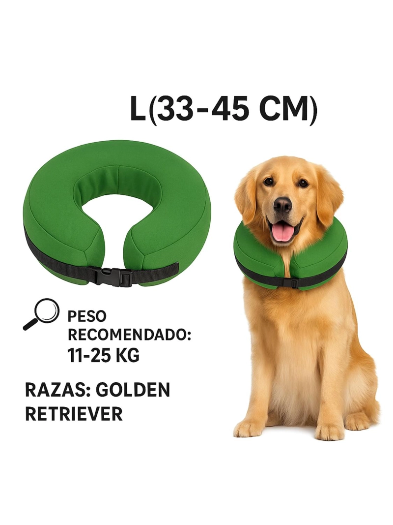 COLLAR INFLABLE L (33-45 CM) RECUPERACION PERROS - 2