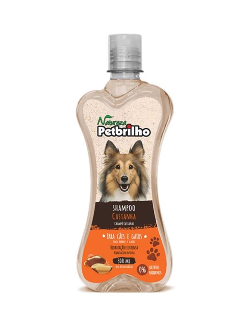 SHAMPOO NATURAL CASTAÑAS 500ML PERROS Y GATOS - 1