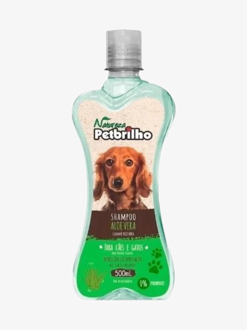 SHAMPOO HUMECTANTE DE ALOE VERA PARA PERROS Y GATOS 500ML - 1