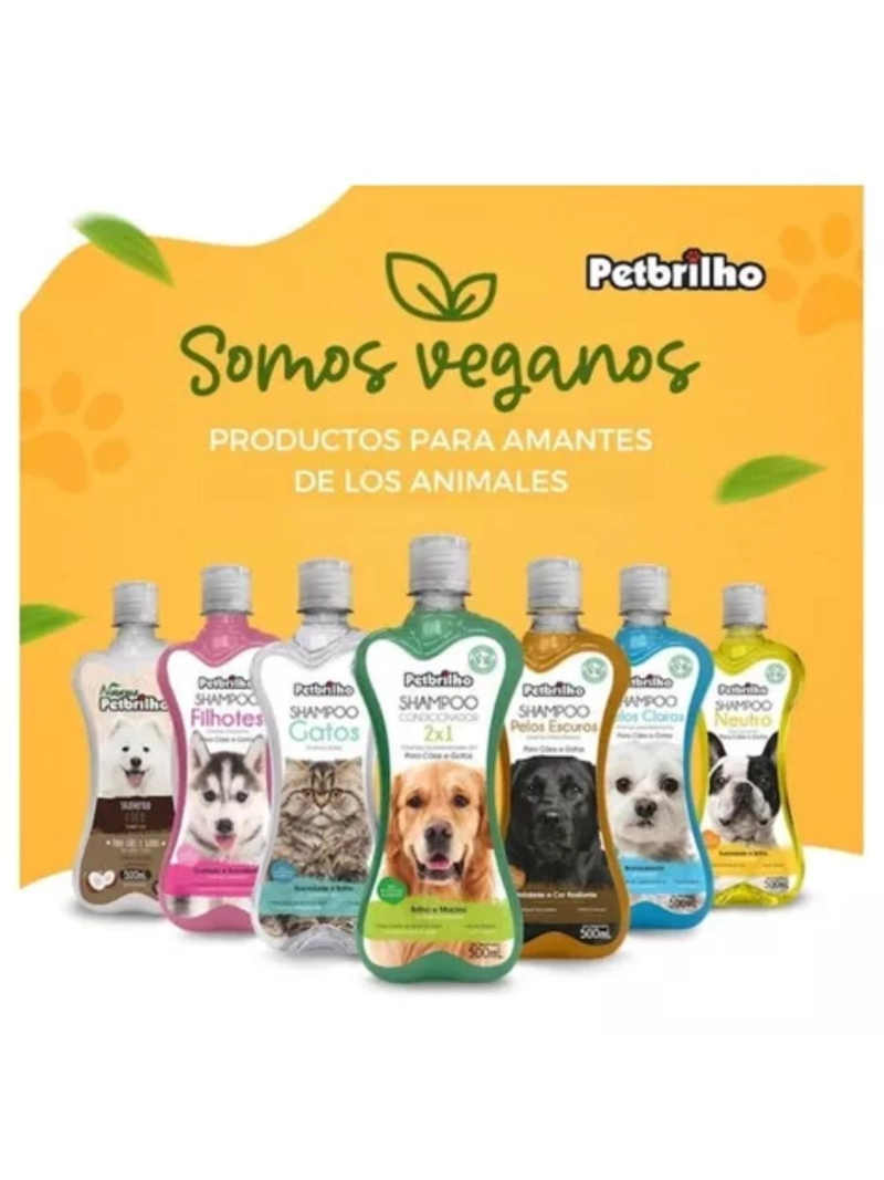 SHAMPOO PELOS OSCUROS 500ML PERROS Y GATOS - 2