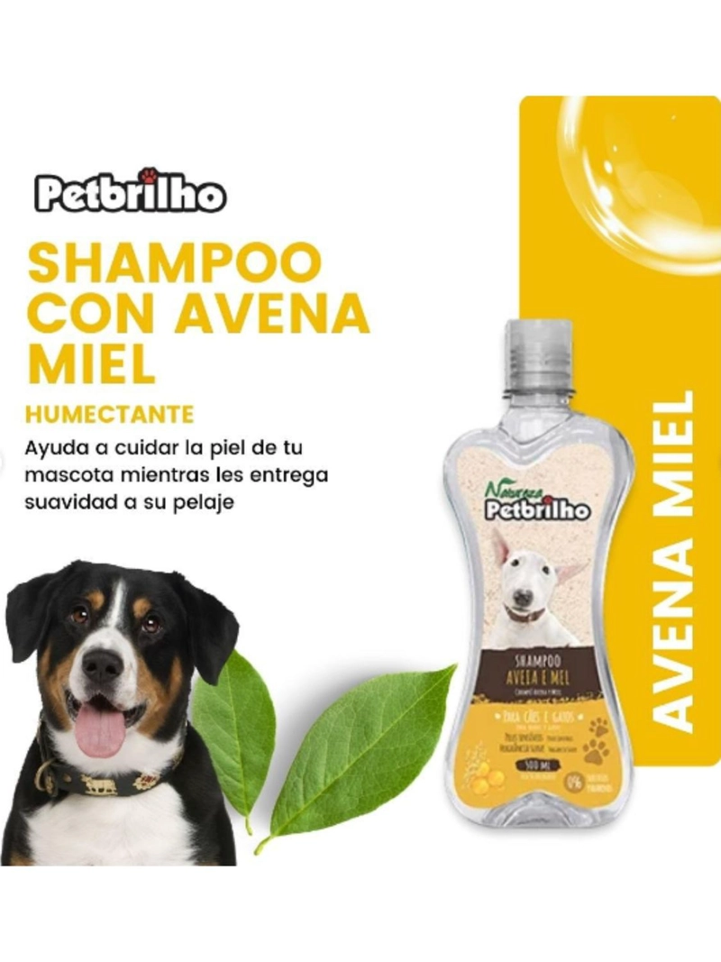SHAMPOO AVENA Y MIEL PIEL SENSIBLE 500ML MASCOTAS - 2