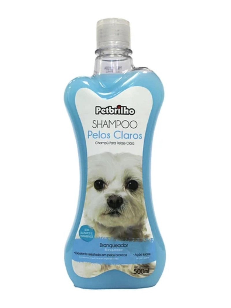 SHAMPOO PELOS CLAROS 500ML PERROS Y GATOS - 1
