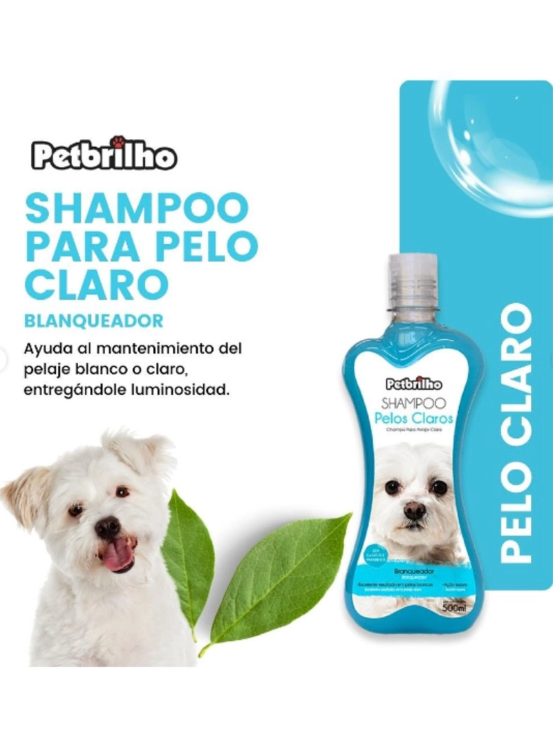 SHAMPOO PELOS CLAROS 500ML PERROS Y GATOS - 2