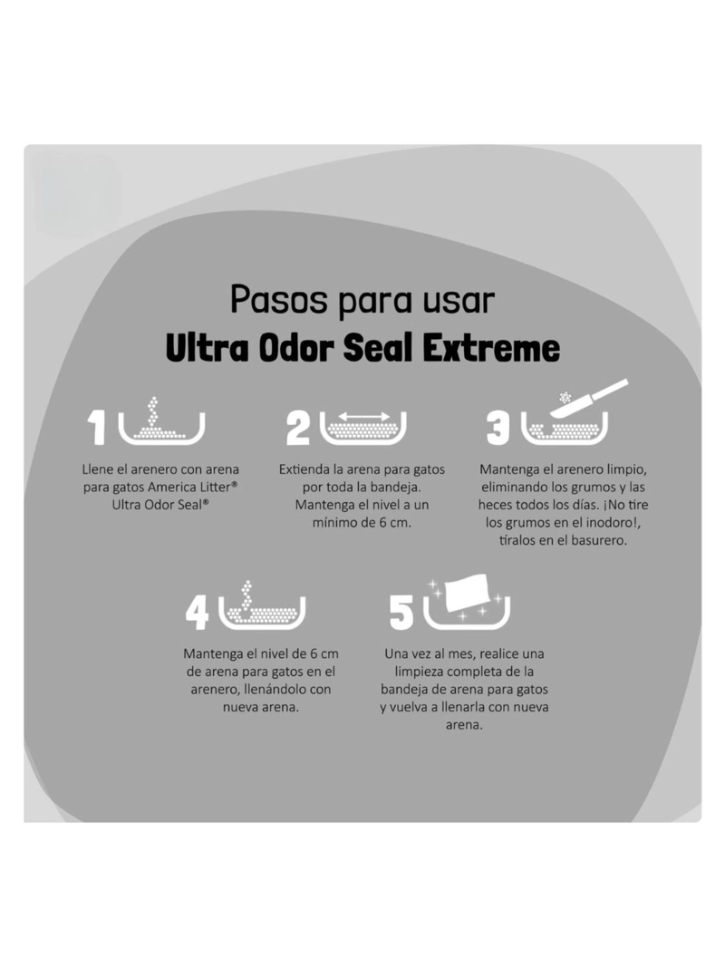 ARENA SANITARIA GATOS AMERICA LITTER ODOR SEAL EXTREME 7KG - 5