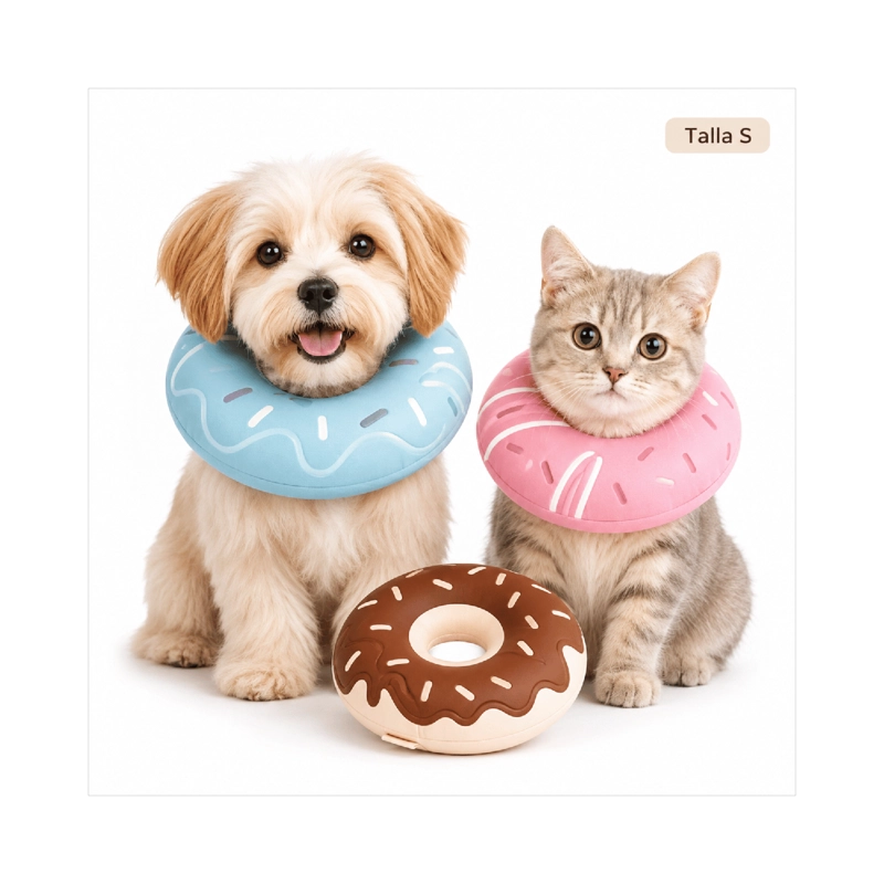 COLLAR DONA ANTI-LAMIDO MASCOTAS TALLA S AJUSTABLE - 1