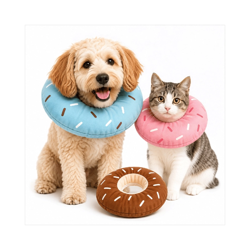 COLLAR DONA ANTI-LAMIDO MASCOTAS TALLA M AJUSTABLE - 1