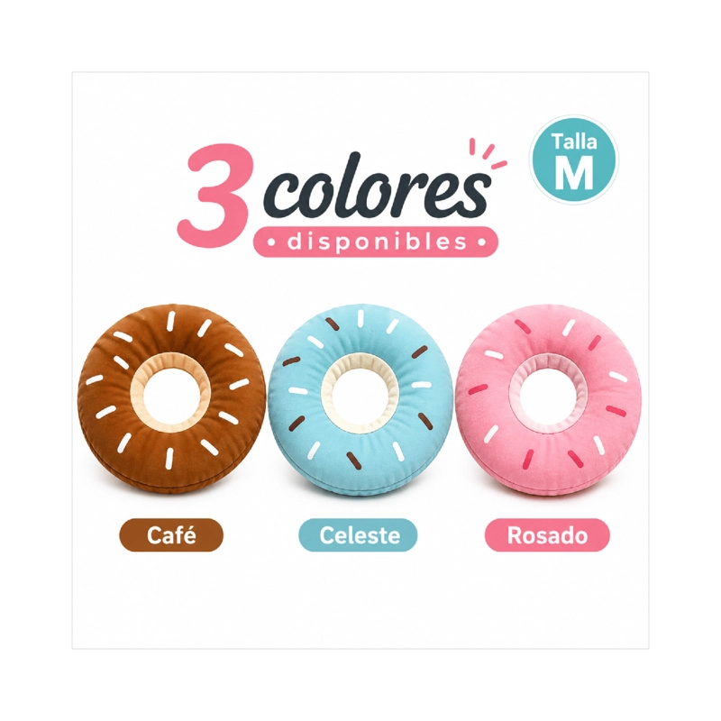 COLLAR DONA ANTI-LAMIDO MASCOTAS TALLA M AJUSTABLE - 5