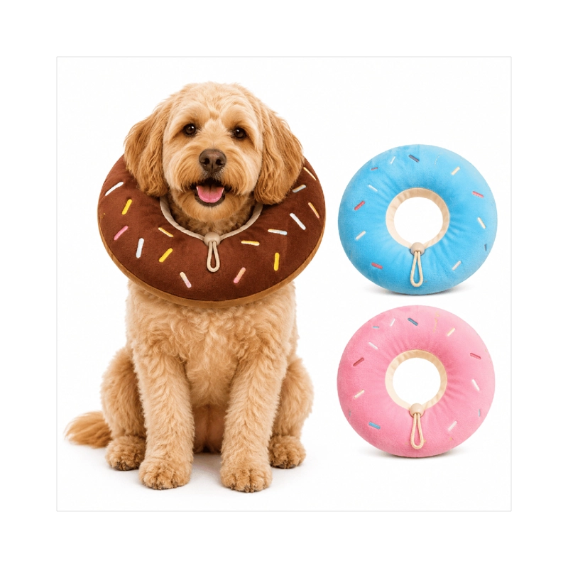 COLLAR DONA ANTI-LAMIDO MASCOTAS TALLA XL AJUSTABLE - 1