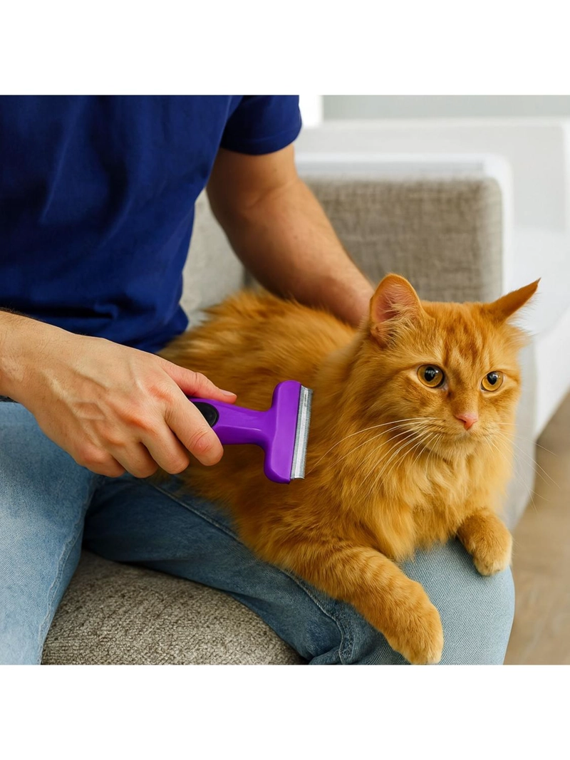 CEPILLO DESPELECHADOR PERROS Y GATOS PELO LARGO FURMASTER M - 3