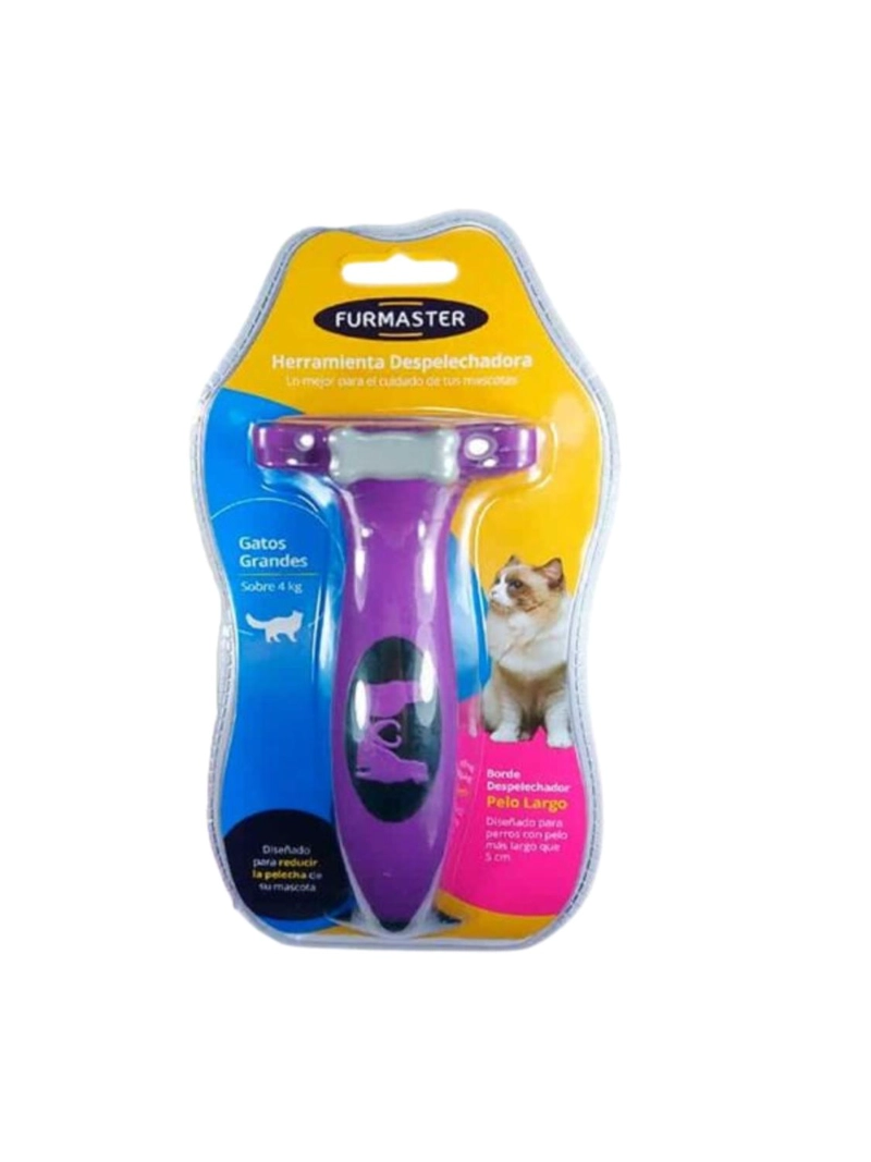 CEPILLO DESPELECHADOR PERROS Y GATOS PELO LARGO FURMASTER M - 6