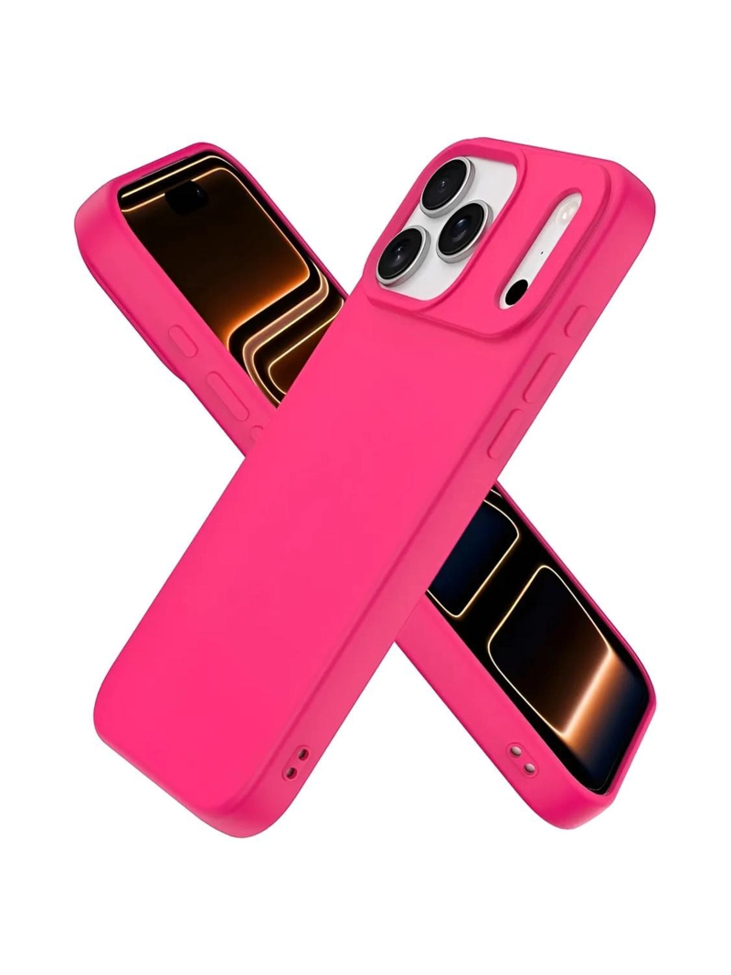 CARCASA PARA IPHONE 17 PRO MAX SILICONA ANTIGOLPES COLORES - 1