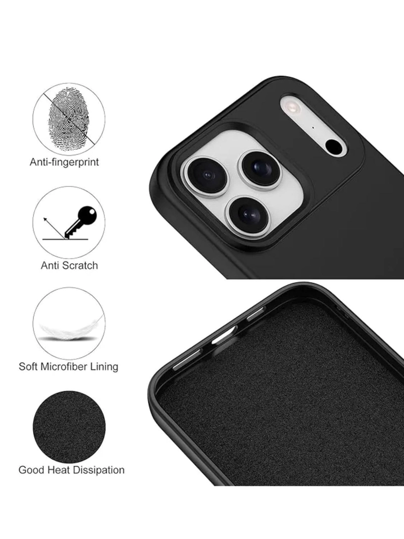 CARCASA PARA IPHONE 17 PRO MAX SILICONA ANTIGOLPES COLORES - 5