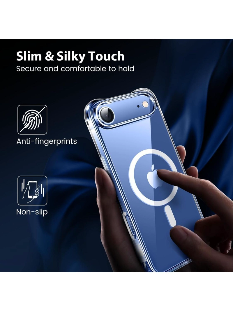 CARCASA PARA IPHONE 17 AIR TRANSPARENTE MAGSAFE ANTIGOLPES - 3