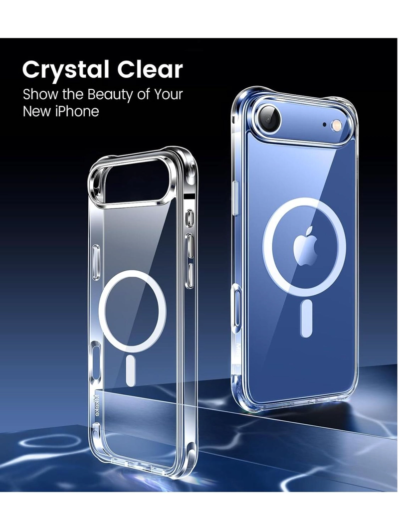 CARCASA PARA IPHONE 17 AIR TRANSPARENTE MAGSAFE ANTIGOLPES - 7