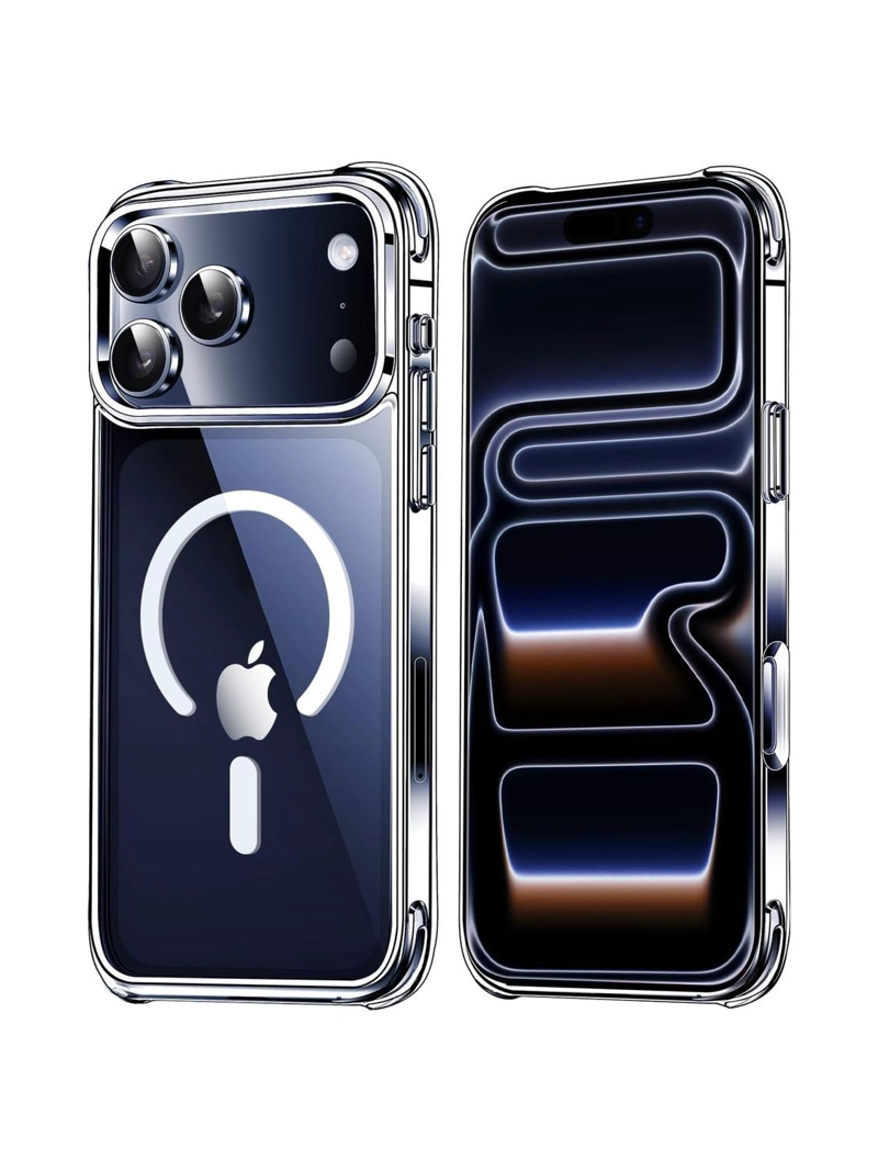 CARCASA PARA IPHONE 17 PRO TRANSPARENTE MAGSAFE ANTIGOLPES - 1