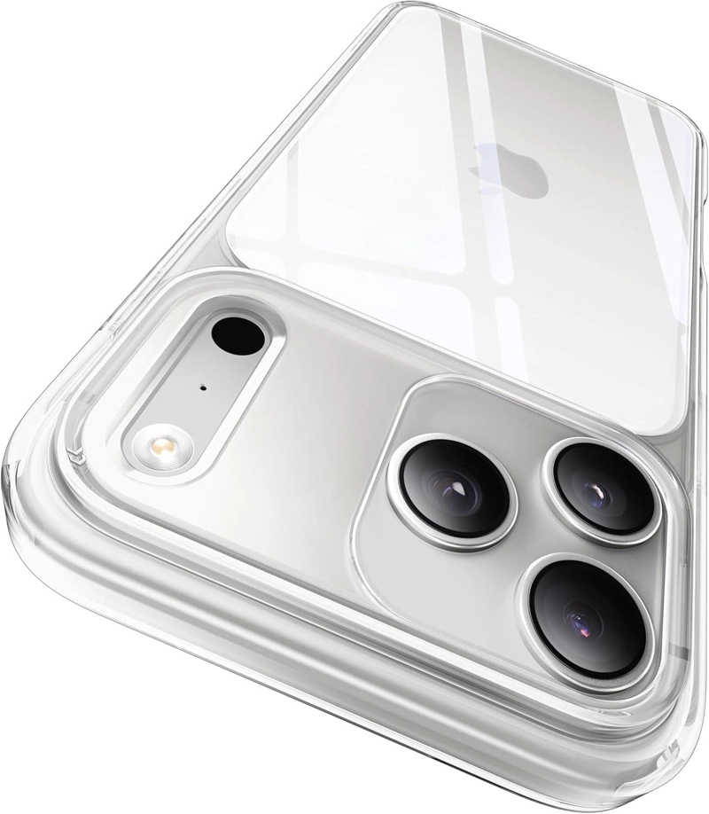 CARCASA PARA IPHONE 17 PRO TRANSPARENTE ANTIGOLPE SILICONA