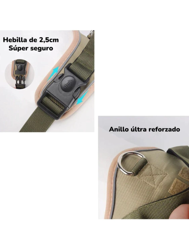 ARNE S REFLECTANTE ANTITIRONES ANTIASFIXIA PARA PERRO TALLA S - 9