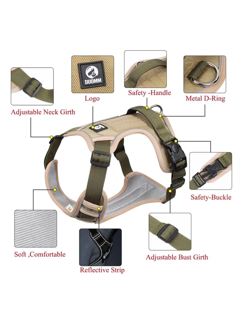 ARNE S REFLECTANTE ANTITIRONES ANTIASFIXIA PARA PERRO TALLA XL - 4