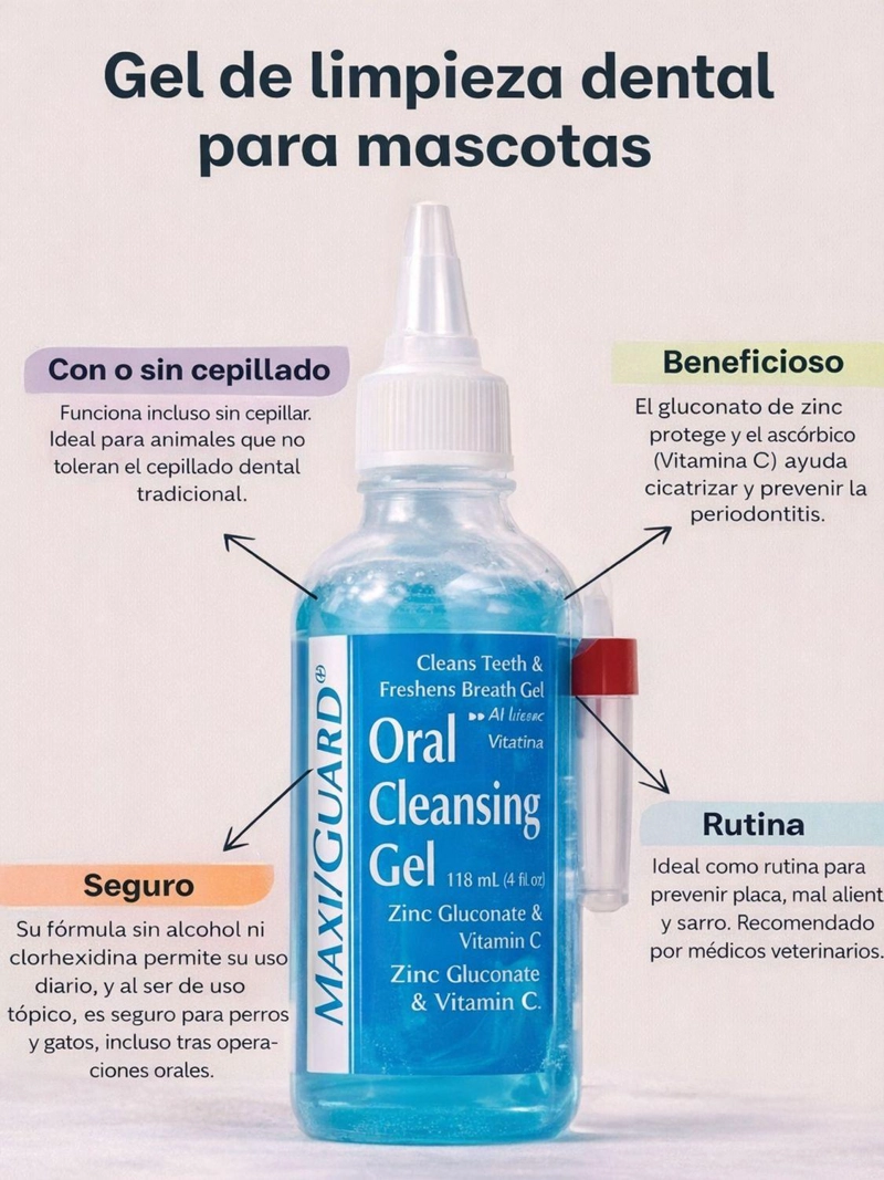 GEL LIMPIEZA DENTAL MAXIGUARD VITAMINA C 118 ML - 3