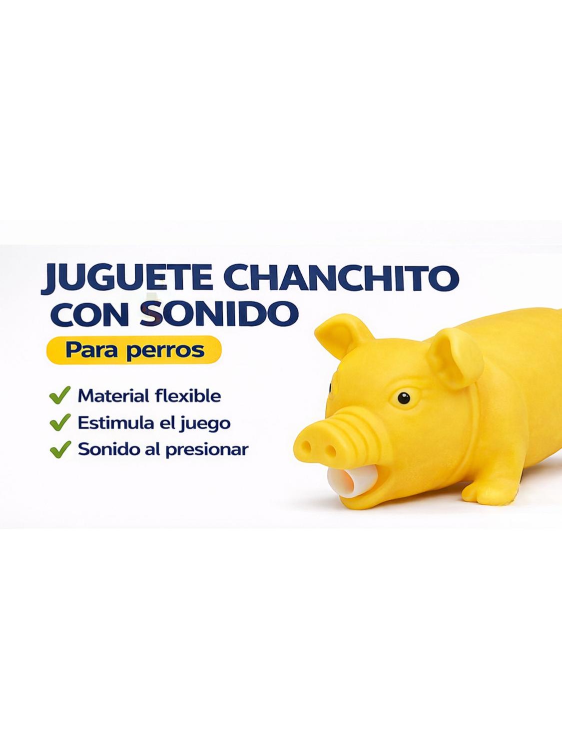 JUGUETE CHANCHITO CON SONIDO PARA PERROS - 5