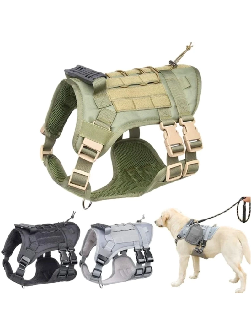 ARNE S TACTICO PERRO TALLA L AJUSTABLE REFORZADO CON MANILLA - 1
