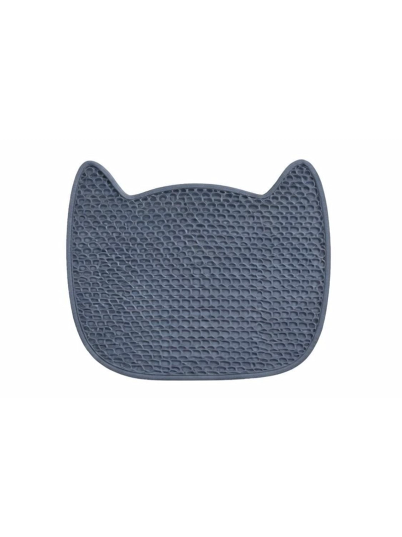 ALFOMBRA PARA ARENA DE GATOS DOBLE CAPA 65X49 CM GRIS - 8
