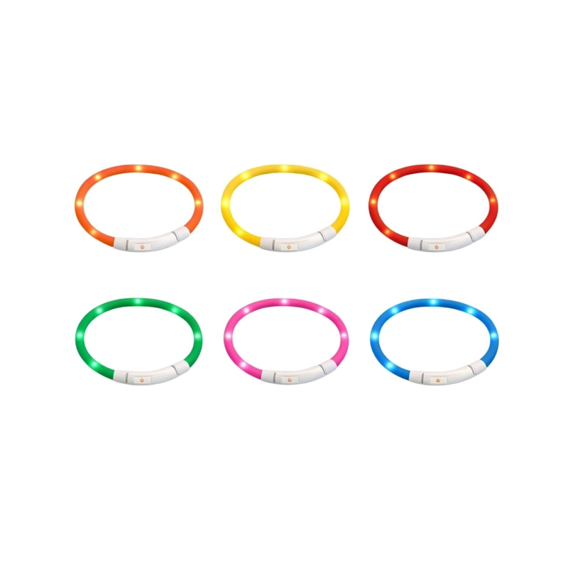 COLLAR LED PERRO USB RECARGABLE 51 CM 10-25 KG - 8